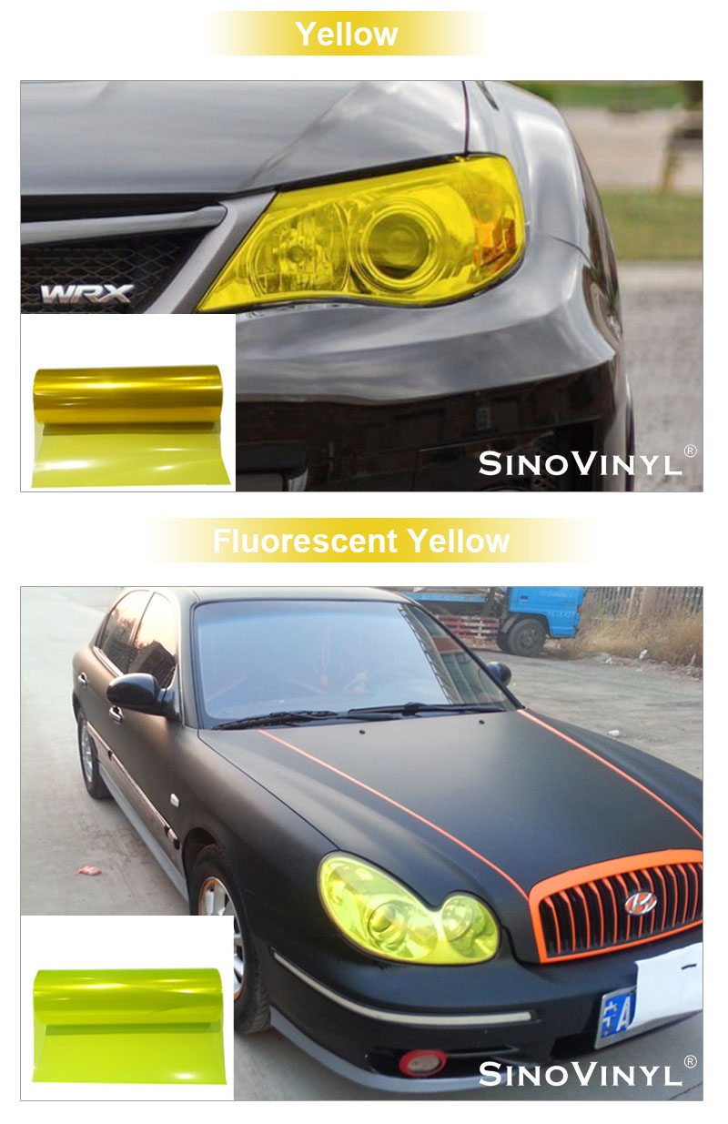 CL-HL-GL Film de teinte de feu arrière de phare de voiture de paillettes de  diamant - SINO VINYL