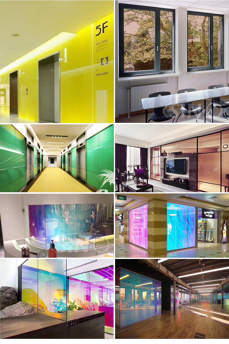 Holographic Decorative Iridescent Window Film Adhesive Glass Film Chameleon  Rainbow Effect for Home Decal DIY Christmas Party Decoration - China Holographic  Window Film, Rainbow Window Film