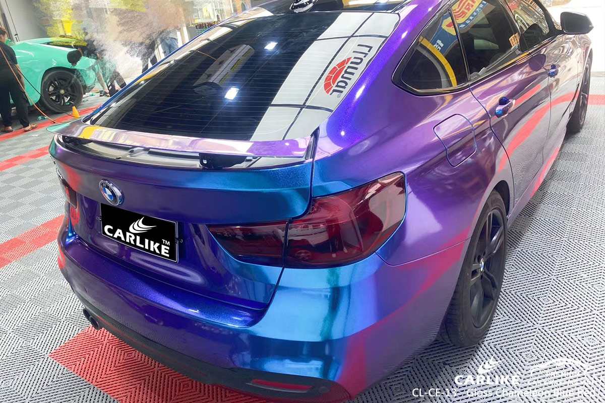 1pc 30*100cm voiture bleu à violet perle caméléon - Temu Canada