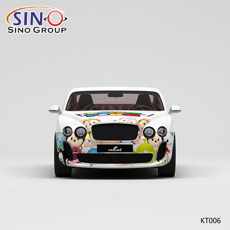 KT006 Pattern Disney Cartoon High-precision Printing Customized Car Vinyl  Wrap - SINO VINYL